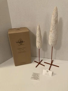 Willow Tree Cypress Trees Nativity Accessory Set, 2-Piece Gold Leaf Original Box - Bild 1 von 12