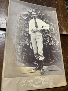 Robert Lewis Stevenson Kabinettkarte Edinburgh Ende des 19. Jahrhunderts schottischer Schriftsteller Dichter - Bild 1 von 4