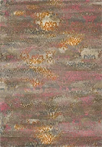 3x5 Multi-Color Abstract Faded Ink Door Mat Dalyn RS5501 - Aprx 3' 3" x 5' 1" - Picture 1 of 1
