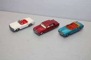 Lesney Matchbox 3 Stück Pkw Modelle Rolls Royce und MB #M369 - Bild 1 von 4