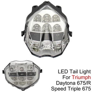 LED Tail Light For Triumph Speed Triple 675 Daytona675 Brake Turn Signal Blinker - Picture 1 of 11
