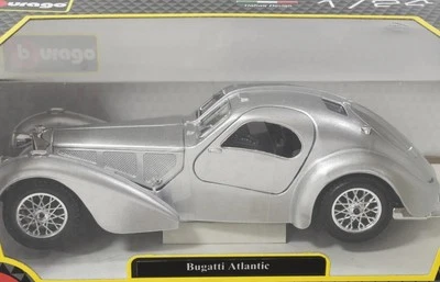 New Bugatti Atlantic 1/24 Die Cast Model by Burago  Free Shipping - Image 1 of 2