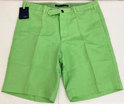 Pantalones Cortos INCOTEX Caribe Verde Chinolino Lino/Algodón Bermudas Resort 36 EE. UU. NUEVOS CON ETIQUETAS Foto 1 de 4