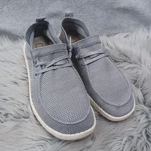 Zapatos cómodos Hey Dude Wally Halo gris sin cordones para hombre talla US M 9 W 8 EU 42 - Imagen 1 de 15