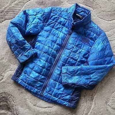 The North Face Blue Quilted Padded Jacket Boys Winter Size XS Age 9-10 - Image 1 of 4