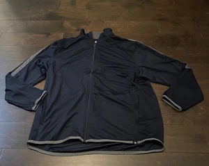 Giacca Pullover Badger Sports Uomo FZ Navy/Grigio Tg. XL NUOVO - Foto 1 di 2