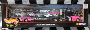 Hot Wheels Racing Jeff Burton #99 EXIDE BATT. 1:64 Team Transporter LOOSE IN BOX - Picture 1 of 3