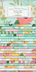 KEEP SHINING BRIGHT BY ANNE ROWAN - 40 KARAT CRYSTALS JELLY ROLL Wilmington - Picture 1 of 8