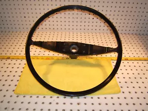 Jaguar XJ6 Series 1 1968-1973 Sedan black BARE Genuine OE steering 1 Wheel Only - Picture 1 of 12