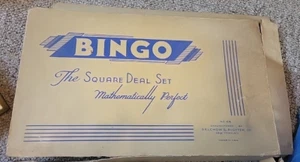 1936 Bingo Boardgame by Selchow & Richter The Square Deal S - Picture 1 of 13