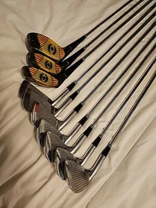 Set of 10 Vintage Walter Hagen 410 American Lady 1 3 5 Woods 4 9 Iron 370 Wedge - Picture 1 of 13