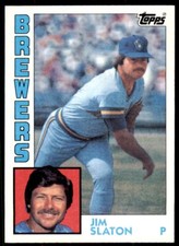 1984 Topps Jim Slaton A Baseball Cards #772