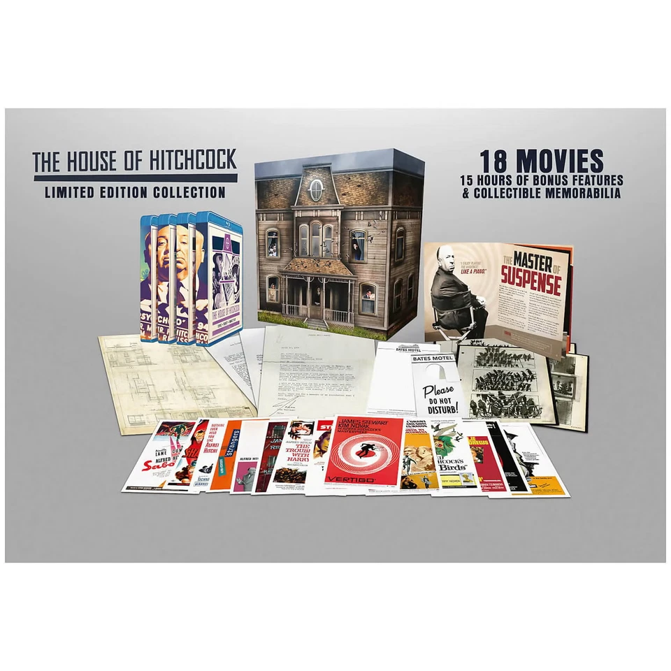 The House of Hitchcock (Limited Edition 18 Film Blu Ray Box Set) Alfred *NEW* - Image 1 of 1