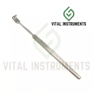 Instrumentos de acero inoxidable quirúrgico contundente con retractor de rastrillo de 3 clavijas 5,5 - Imagen 1 de 1