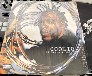 Coolio – It Takes A Thief OG 1994 LP PROMO Press In Picture Cover VG+/VG+ Shrink - Picture 1 of 5