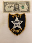 Rare Wolfe County Kentucky Police Patch Sheriff