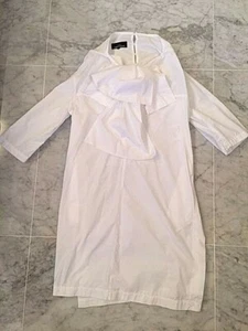 COMME DES GARCONS TRICOT WHITE COTTON DRESS - SZ S  - Picture 1 of 10