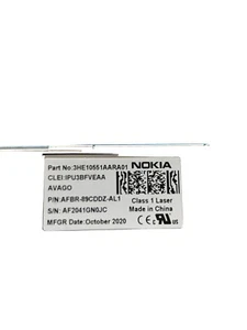 3HE10551AARA01 QSFP28 100GBASE-SR4 IPU3BFVEA NOKIA RICETRASMETTITORE - Foto 1 di 9
