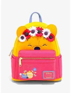 Loungefly Disney Winnie the Pooh Flower Crown Mini Backpack - New - Picture 1 of 5