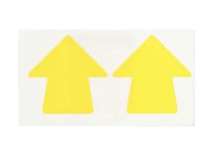 Brady - 121046 Nonabrasive Arrow Shape Floor Marking Tape, 2" Width, Yellow - Picture 1 of 4