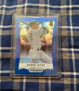 DEREK JETER 2012 Panini Prizm #Blue Prizms SP New York Yankees