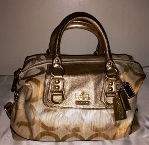 Coach Madison Op Art Ikat Sabrina Umhängetasche - 13585 - Neuwertig! - Bild 1 von 12