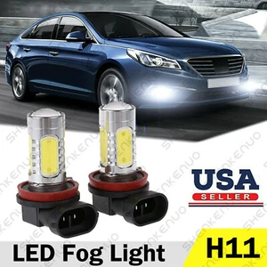 Lente proyector luz antiniebla blanca bombillas LED para Honda Accord Civic 2006-2019 H8 H11 - Imagen 1 de 10