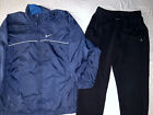 Boys 2pc Clothing Bundle Size M 10/12 - Nike Blue Windbreaker - Xersion Pants