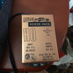 Vintage Atlas 1260 HO Slot Car Power Pack - Bronze Finish Tested - Picture 1 of 2