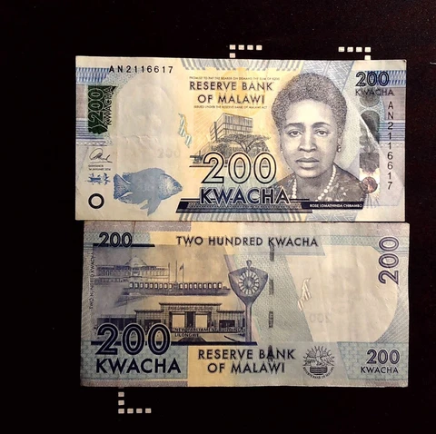 2016 MALAWI 200 KWACHA CIR  BANKNOTE    INV#B10383 Cover
