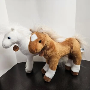 Breyer SHOWSTOPPERS PLUSH HORSE LOT Stuffed 11" HOLLY & WHITE ARABIAN Beautiful! - Foto 1 di 9