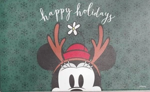 Disney MINNIE MOUSE Christmas Anti-Fatigue Cushioned Padded Holiday Kitchen Mat - Picture 1 of 1