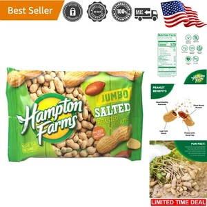 Fresh Roasted Jumbo Salted Peanuts, 24 oz Resealable Bag - Perfect for Sharing - Picture 1 of 8