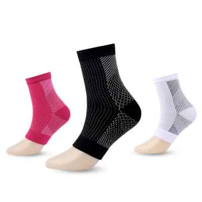 Plantar Fasciitis Compression Socks Sock Heel Foot Arch Pain Relief Support Pair - Image 1 of 4