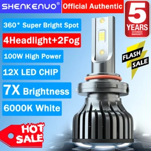 For Jeep Grand Cherokee 1999-2004 6x LED Headlights Bulb Hi/Lo Beam Fog Light F8 - Bild 1 von 13