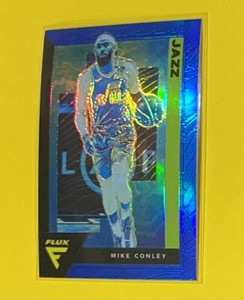 2020-21 Panini Flux Mike Conley LIGHT BLUE PRIZM Utah Jazz #171 SP 🔥