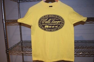 Wells Fargo Vintage 70s T Shirt Gelb XS Extra Small / Small - Bild 1 von 3