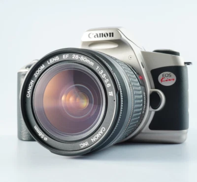 EX+5 Canon EOS REBEL G Kiss 35mm Film Camera w/ EF 28-80mm F/3.5-5.6 IV JAPAN - Image 1 of 4