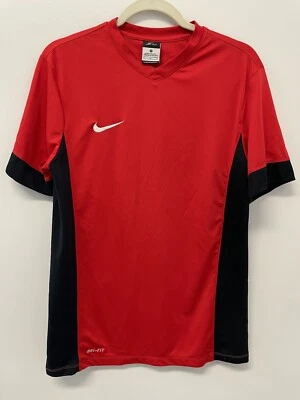 Футболка Nike Dry-Fit US SS Park Derby III красная темно-синяя CW3828 средняя 0624 - Изображение 1 из 4