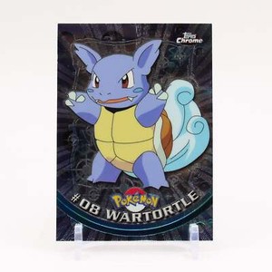 Wartortle - TOPPS Chrome Foil Pokemon Card - LP