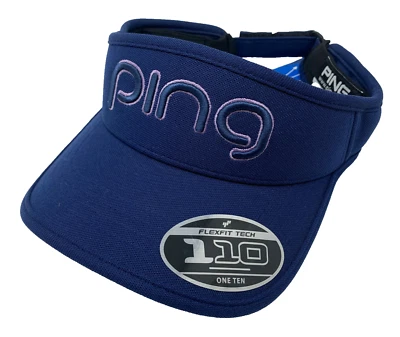 NEU! Ping Erwachsene Unisex FLEXFIT TECH Golf/Pickleball Visier - Blau - Bild 1 von 2