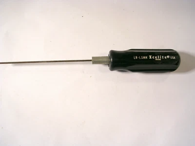 NEW  (NOS) XCELITE  MODEL LM 1.5MM HEX  SCREWDRIVER - Image 1 of 3