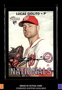 2016 Topps Heritage #THC-514 Lucas Giolito Black Borders Rookie Nationals - Picture 1 of 2