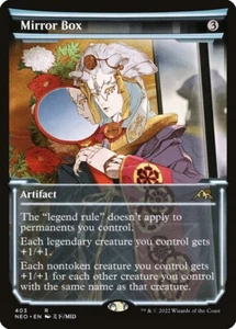 1x - Mirror Box - Showcase #403 - Kamigawa: Neon Dynasty - NM MTG - Picture 1 of 1