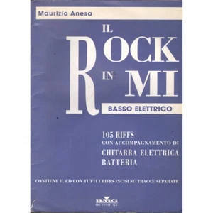 Il Rock In Mi Per Basso Elettrico Libro - Spartito Maurizio Anesa Nuovo - Picture 1 of 2