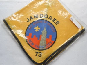 NEW YORK CITY NATIONAL JAMBOREE 73 NECKERCHIEF D381 - Picture 1 of 1