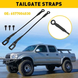 Pair (2) Rear Tailgate Cables Straps Set For 1995-2004 Toyota Tacoma US - Picture 1 of 21