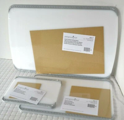 Pampered Chef SET of All 3 CUTTING BOARDS - Keeps Knives Sharp - No-Slip Grip - Image 1 of 2
