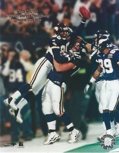 *SALE* CRIS CARTER MINNESOTA VIKINGS 8X10 PHOTO WITH ULTRA PRO SLEEVE - Picture 1 of 1