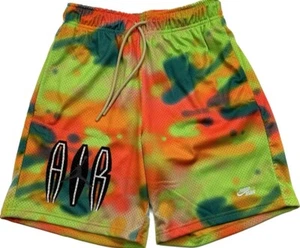 Nike Jordan Flight MVP Shorts Multi Spray Print DQ8024-252 Mens Size LARGE - Picture 1 of 7